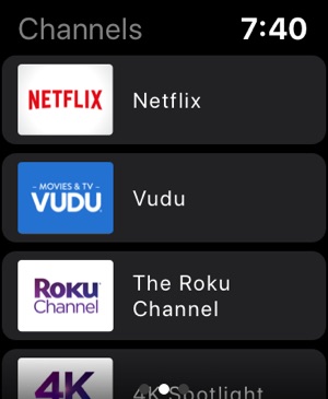 Roku Releases Apple Watch Remote App