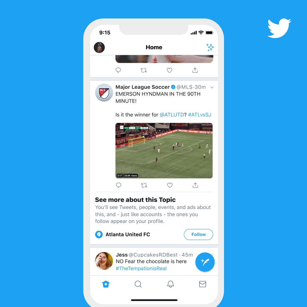 Twitter Introduces Topics