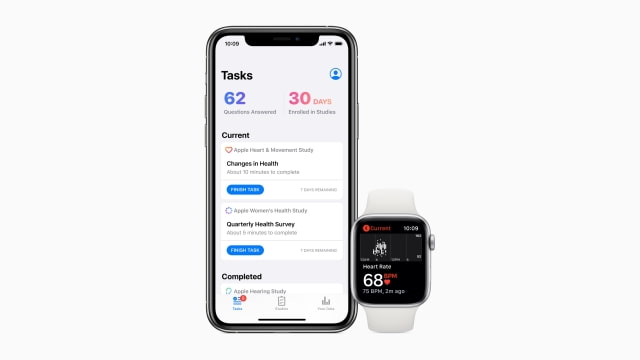 Apple Launches New Research App and Three New Health Studies