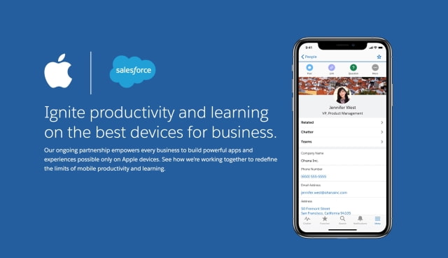 Salesforce Announces Live Fireside Chat With Apple CEO Tim Cook Tomorrow, New Apps and SDK for iOS