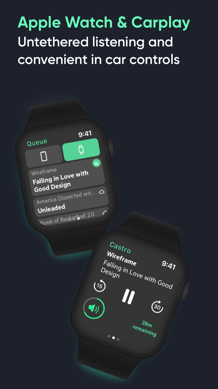 Castro Podcast App Gets Apple Watch Sync, Streaming, More