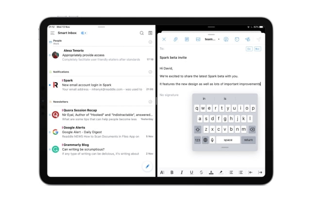 All-New Spark Email App Features Dark Mode, Multiple Window Support on iPad, More [Video]