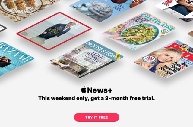 Apple News+ Free Trial Extended to 3 Months [This Weekend Only]