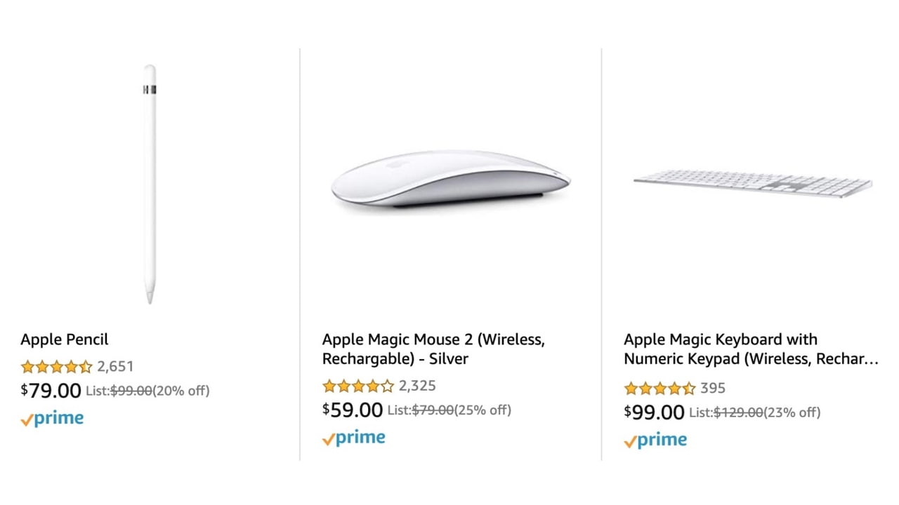 Apple Pencil, Magic Mouse 2, Magic Keyboard On Sale for Up to 25