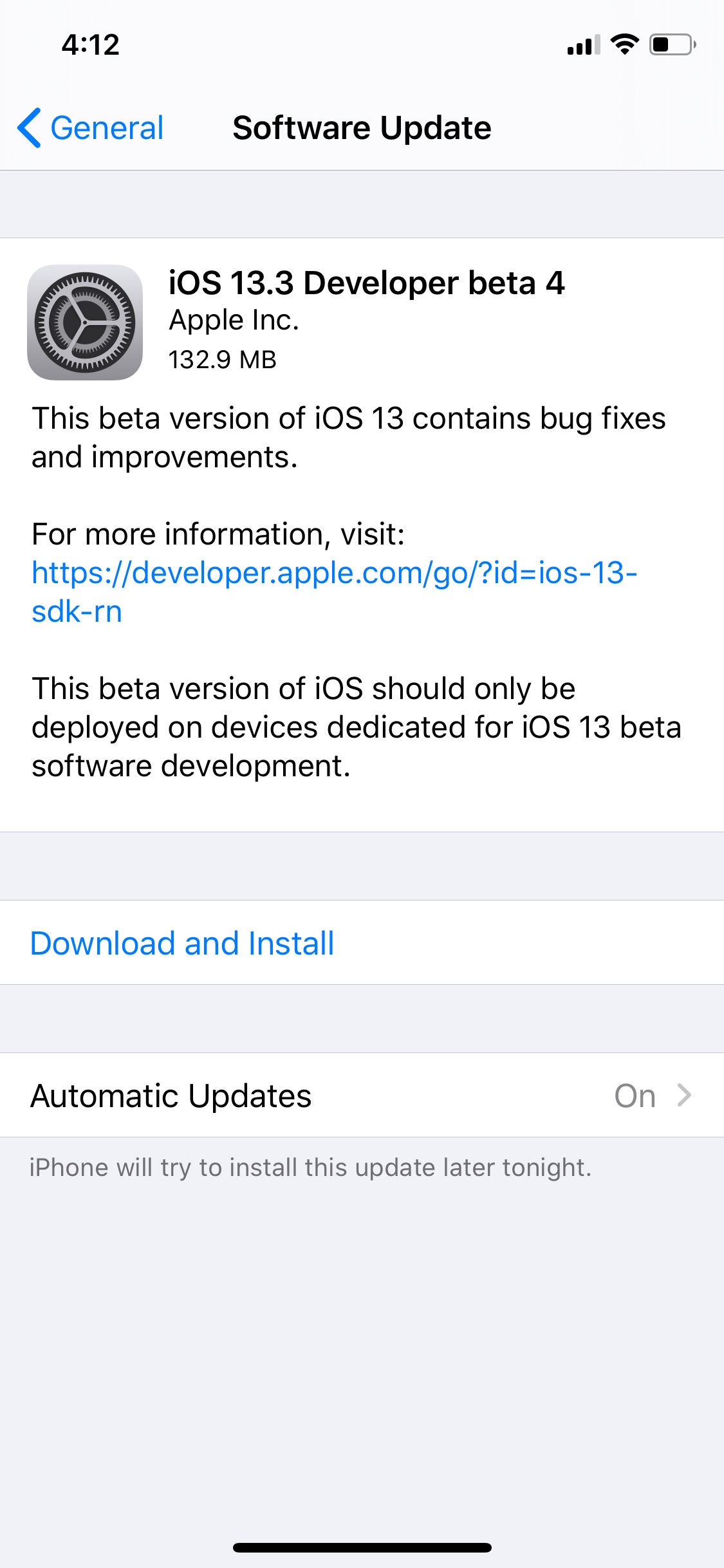 Apple Releases iOS 13.3 Beta 4 [Download]