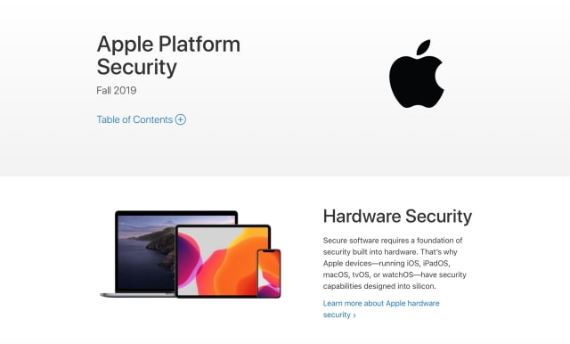 Apple Posts 2019 Platform Security Guide