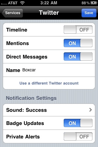 Boxcar Adds Instant Direct Messages