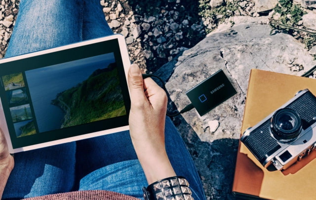 Samsung Unveils New Portable SSD T7 Touch With Fingerprint Scanner