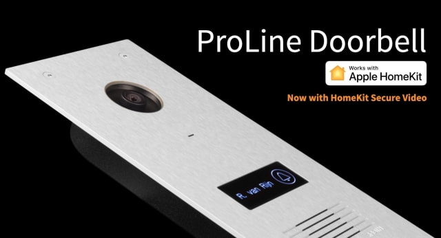 Robin ProLine Video Doorbell is First to Support Apple HomeKit Secure Video