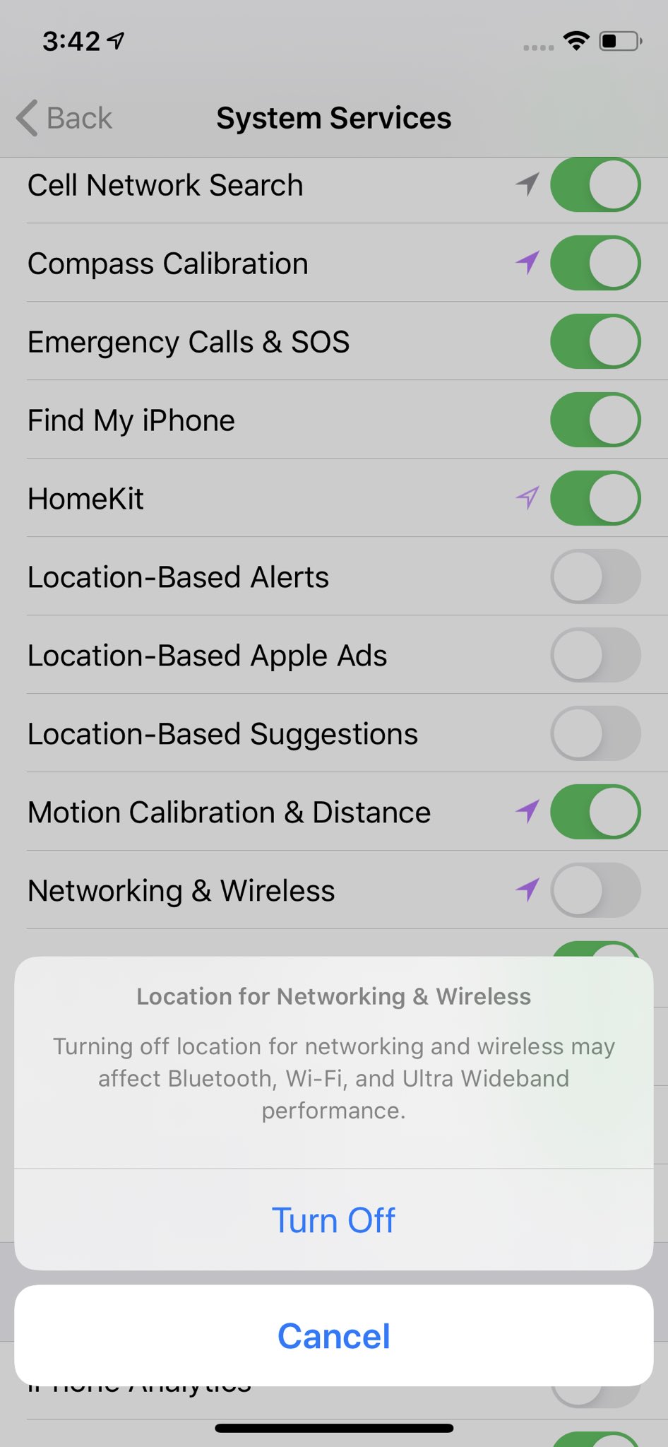 iOS 13.3.1 Beta 2 Introduces Toggle to Disable Location for Networking &amp; Wireless