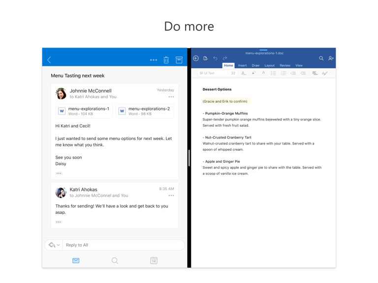 Microsoft Outlook App Gets Support for Split View on iPad