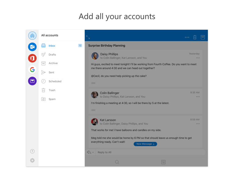 Microsoft Outlook App Gets Support for Split View on iPad