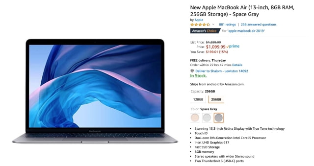 New Apple MacBook Air On Sale for $199 Off [Deal]