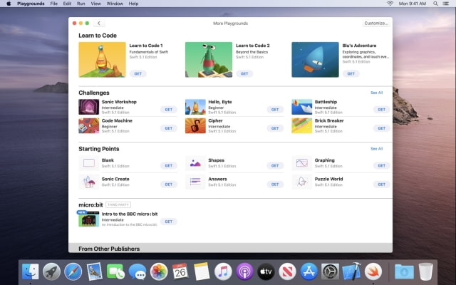 Apple Releases Swift Playgrounds for Mac