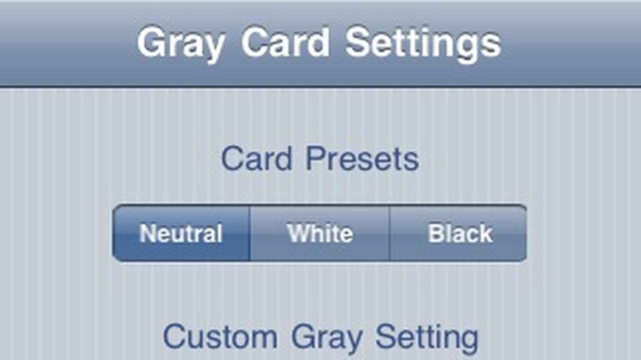Gray Cards for the Digital Photographer - iClarified