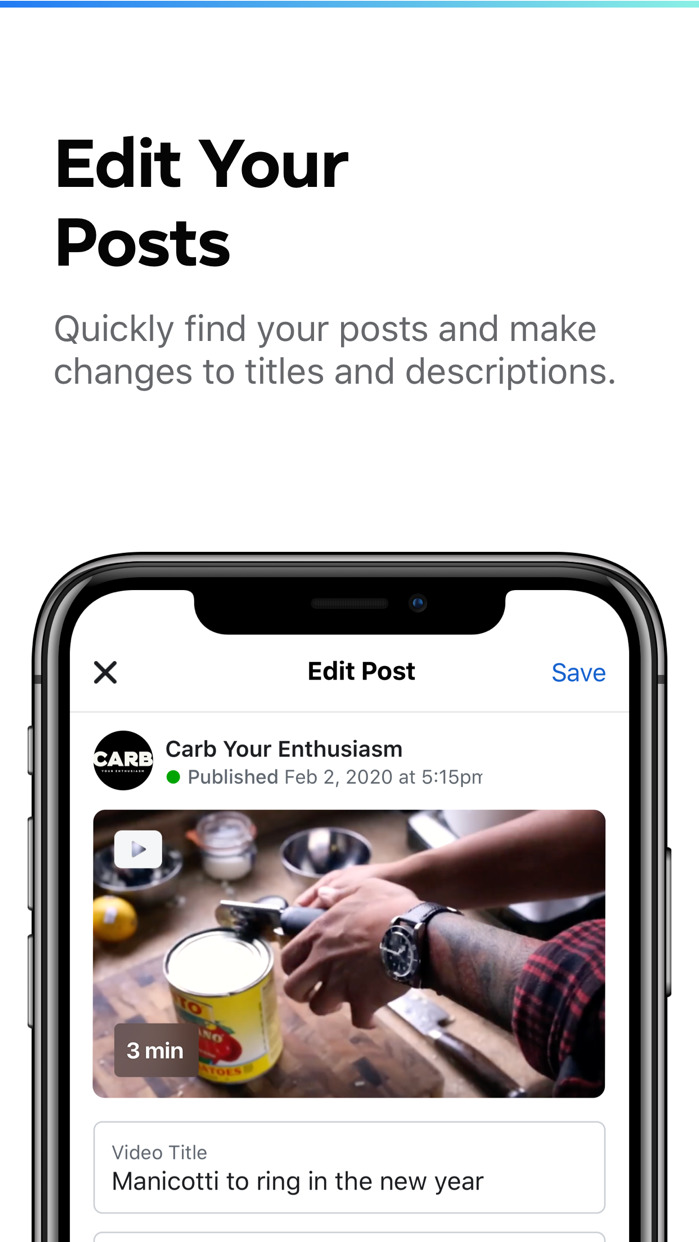 Facebook Releases &#039;Creator Studio&#039; App for iPhone