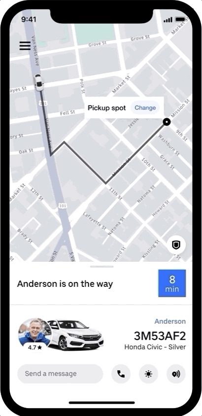 Uber App Update Brings Design Improvements for Pickups, Message Translation