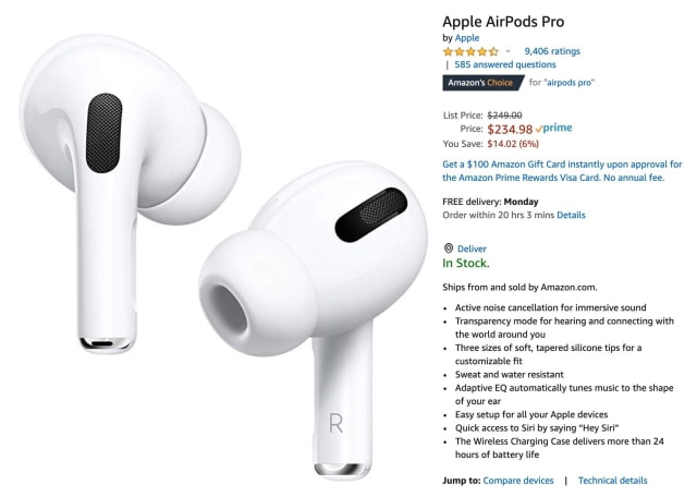 Apple AirPods Pro Are In Stock and On Sale! [Deal]