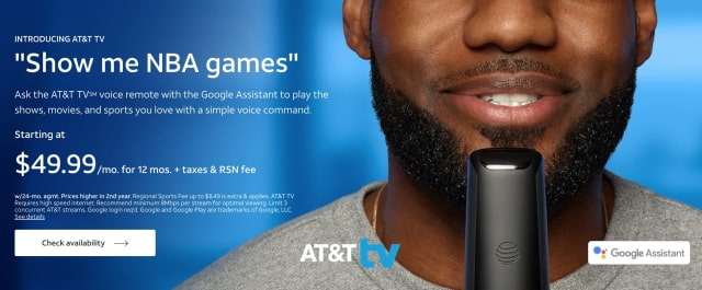 AT&amp;T Launches New Live Streaming TV Service Called &#039;AT&amp;T TV&#039;