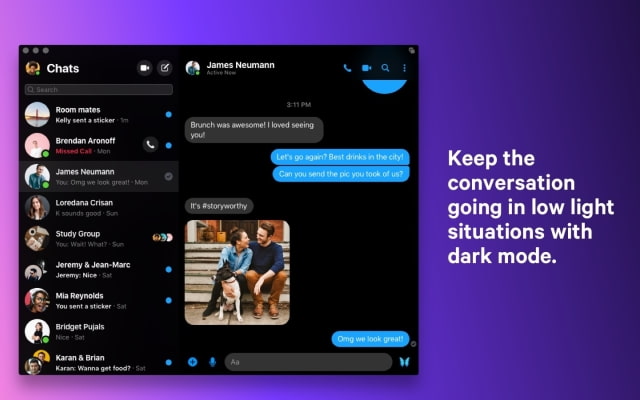 Facebook Messenger for Mac Now Available in Select Countries [Download]