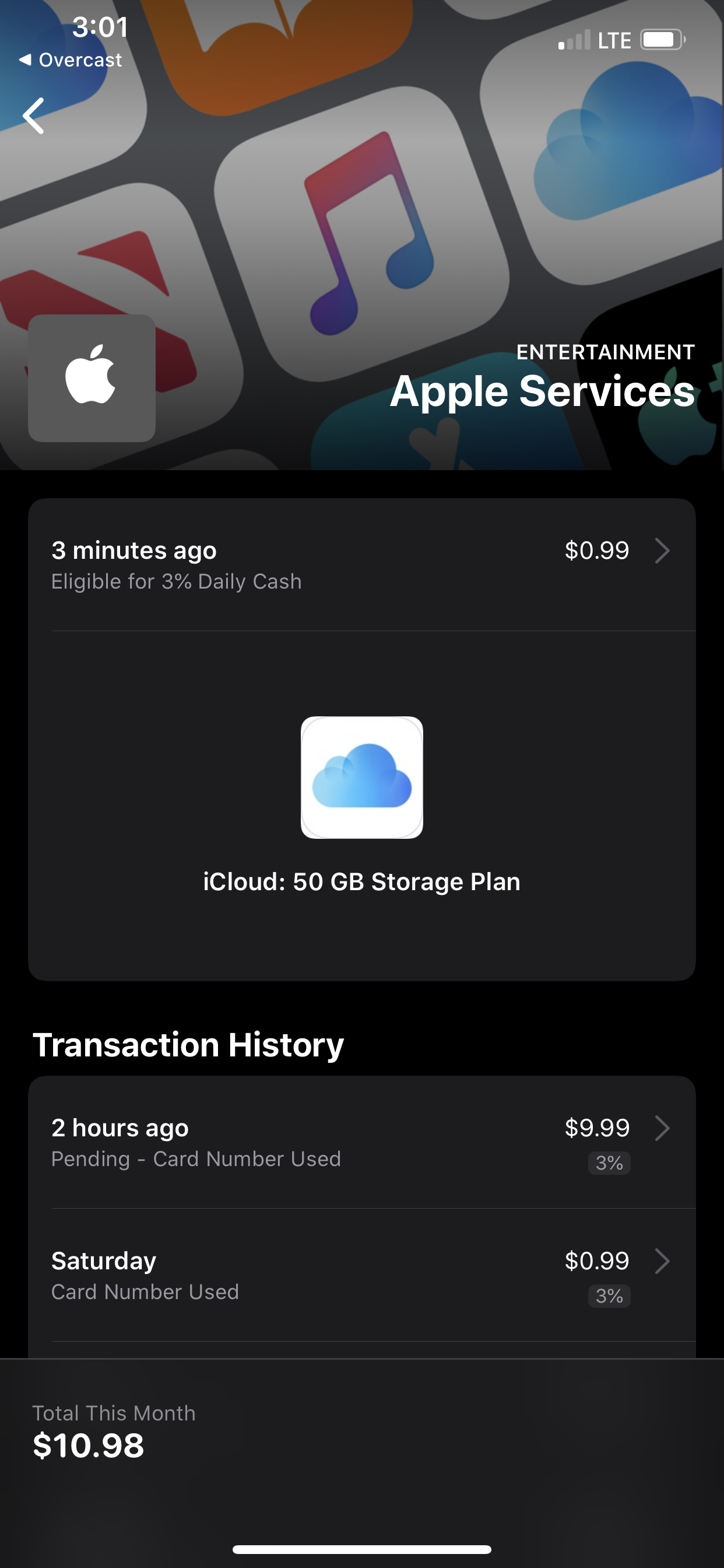 Apple Card Now Shows Which Apple Service You Paid For [iOS 13.4]