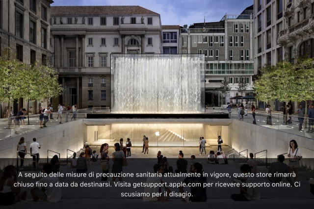 Apple Closes All Its Stores in Italy Amid Coronavirus Outbreak