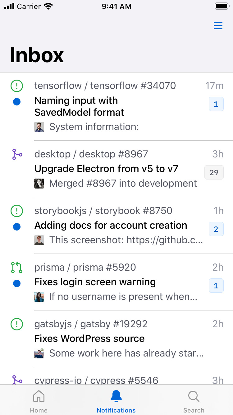 GitHub Releases App for iOS and Android