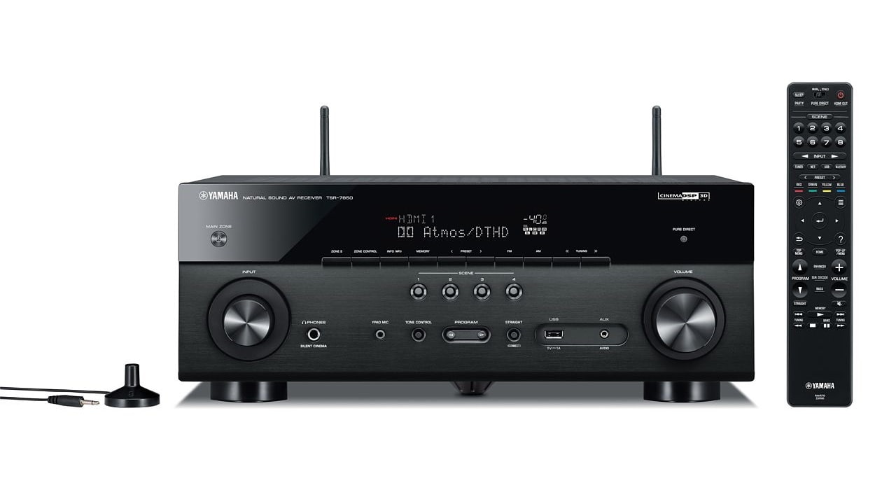 Renewed Yamaha TSR-7850R 7.2CH 4K Receiver With AirPlay 2 Support On