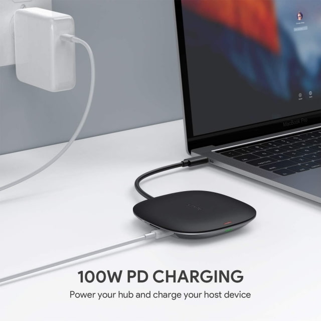Aukey USB-C Hub With Wireless Charger, 4K HDMI, 100W PD On Sale for 45% Off [Deal]