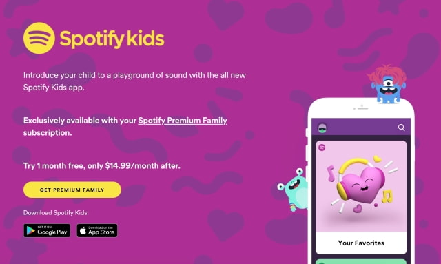 Spotify Kids App Now Available in the United States, Canada, and France