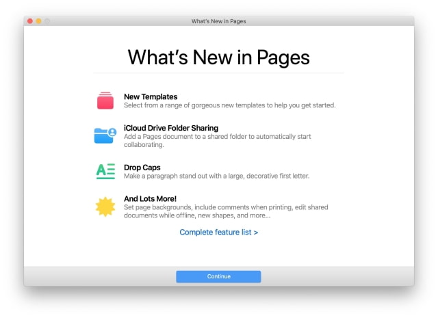 Apple Releases Pages 10, Numbers 10, and Keynote 10 for Mac