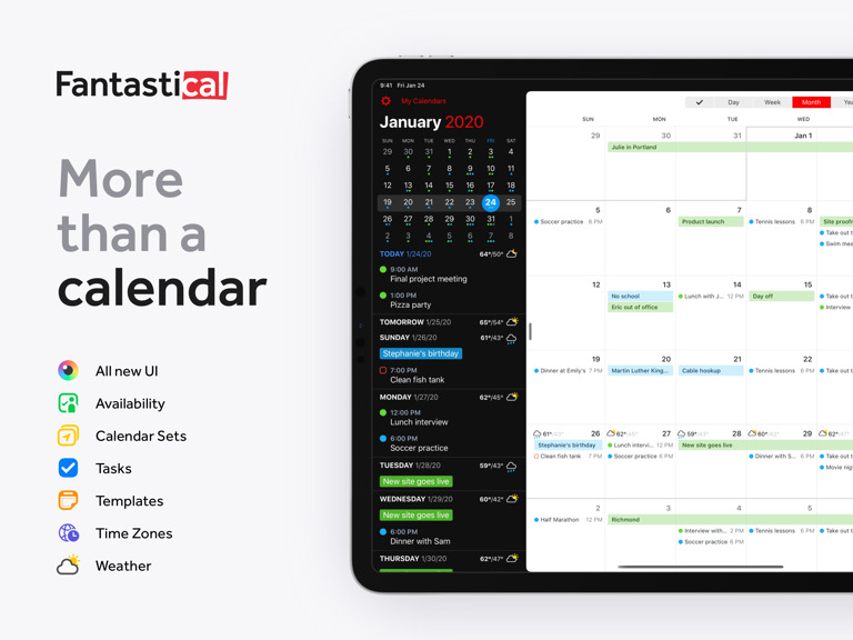 Fantastical Calendar App Gets Cursor Support for iPad, Other Improvements