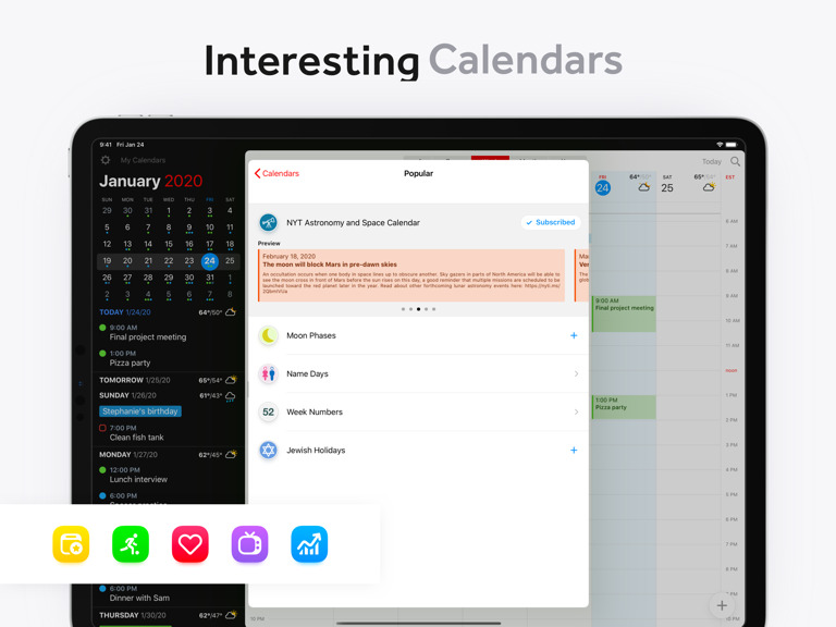 Fantastical Calendar App Gets Cursor Support for iPad, Other Improvements