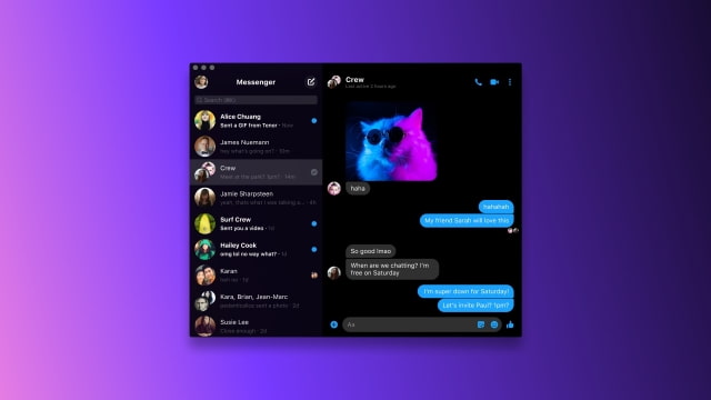 Facebook Releases New Messenger Desktop App for Group Video Calls and Chats