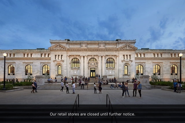 Apple Stores in the U.S. to Remain Closed Until Early May