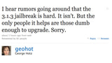 Geohot Says iPhone OS 3.1.3 Jailbreak Is Easy