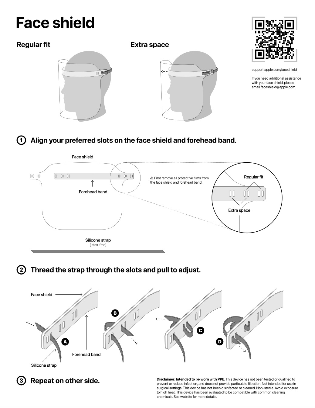 Apple Posts Instructions for Using Its Coronavirus Face Shield [Video]