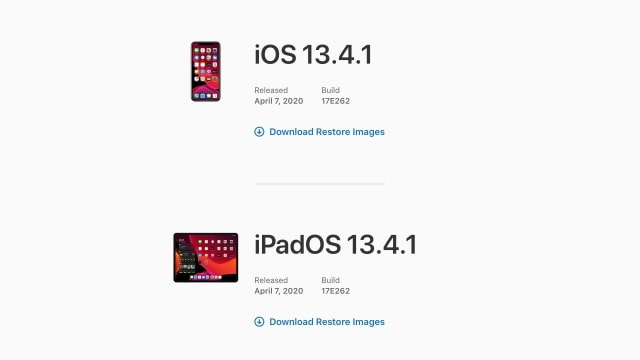 Apple Releases iOS 13.4.1 and iPadOS 13.4.1 With FaceTime Bug Fix [Download]