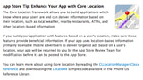 iPhone Apps Cannot Use Core Location Primarily for Ads