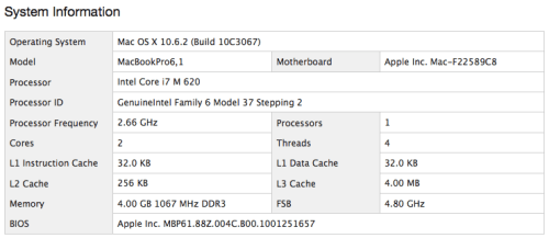 Geekbench Reveals Unreleased MacBook Pro Details?