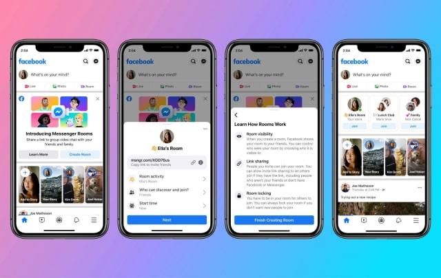 Facebook Launches &#039;Messenger Rooms&#039; to Take on Zoom and Houseparty