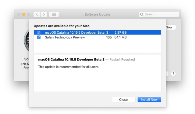Apple Releases macOS Catalina 10.15.5 Beta 3 [Download]