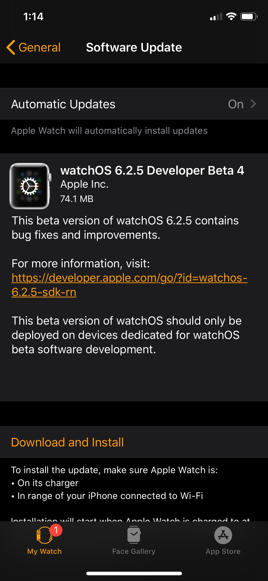 Apple Seeds watchOS 6.2.5 Beta 4 to Developers [Download]