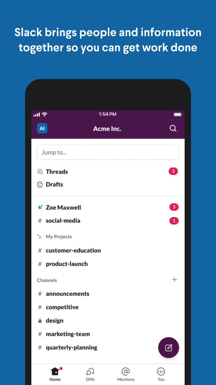 Slack Launches Simpler, More Organized App for iOS