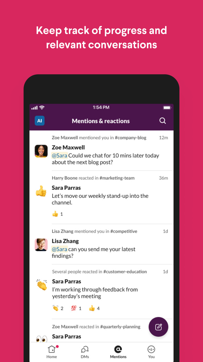 Slack Launches Simpler, More Organized App for iOS