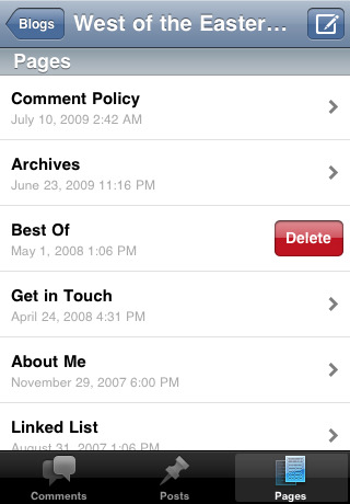 WordPress for iPhone Adds Ability to Manage Comments