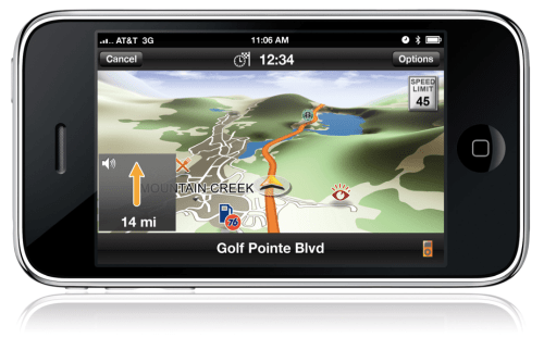 MobileNavigator iPhone Update Adds 3D Terrain View, Facebook