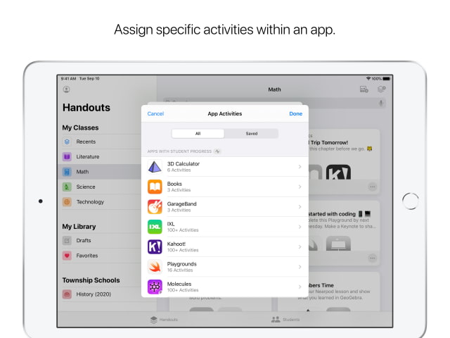 Apple Releases Schoolwork 2.0 for iPad With All-New Design, Progress Insights, More