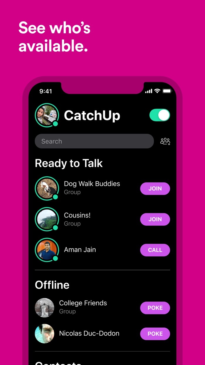 Facebook Launches &#039;CatchUp&#039; Audio Calling App