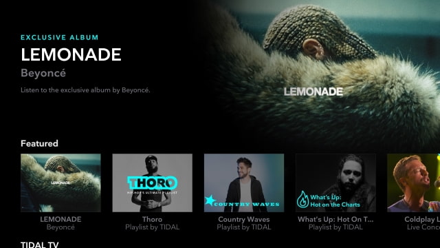 TIDAL Music Gains Dolby Atmos Support on Apple TV 4K
